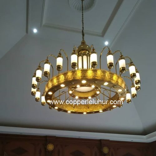 Lampu Gantung Nabawi, sumber : Copper Leluhur