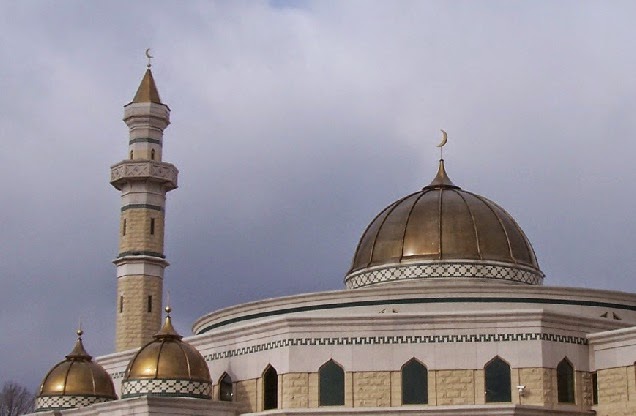 Masjid Berkubah Tembaga, sumber : Kerajinan Tembaga dan Kuningan Tumang, Cepogo, Boyolali