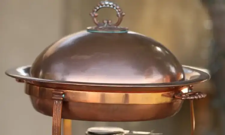 Kelebihan dari chafing dish tembaga, Sumber: birdieinabarn.com