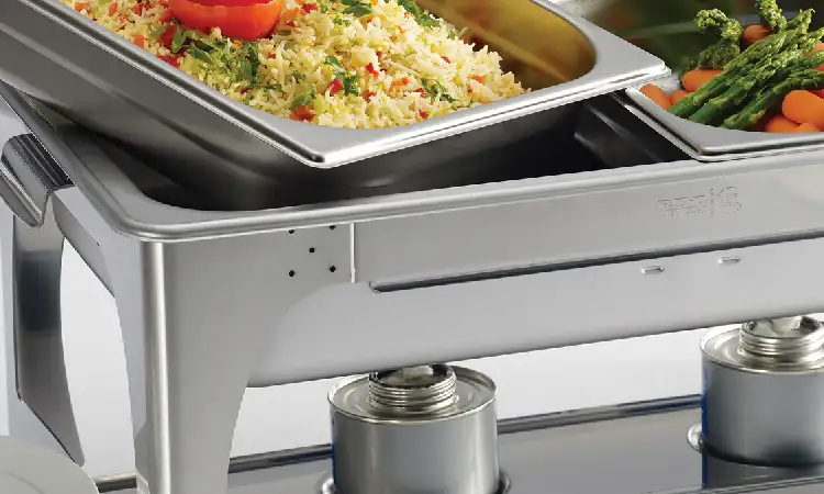 Tempat saji makanan chafing dish, Sumber: tramontina.com