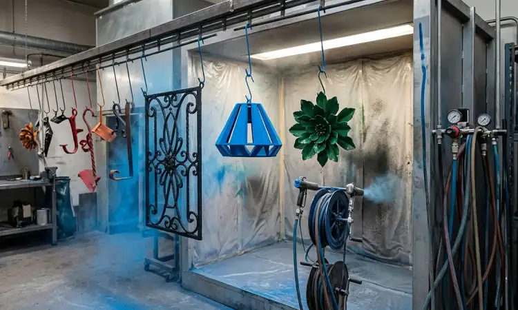 Powder coating, Sumber: AI